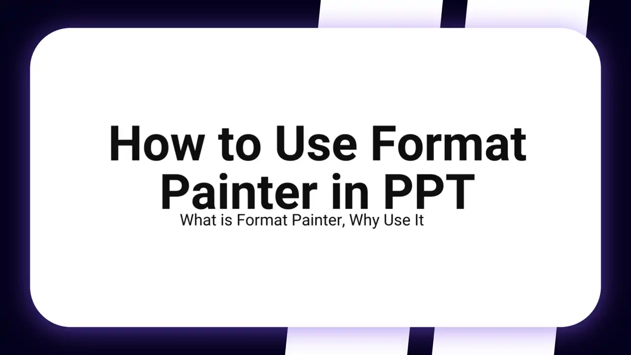 How to use format painter in ppt pointonefourio